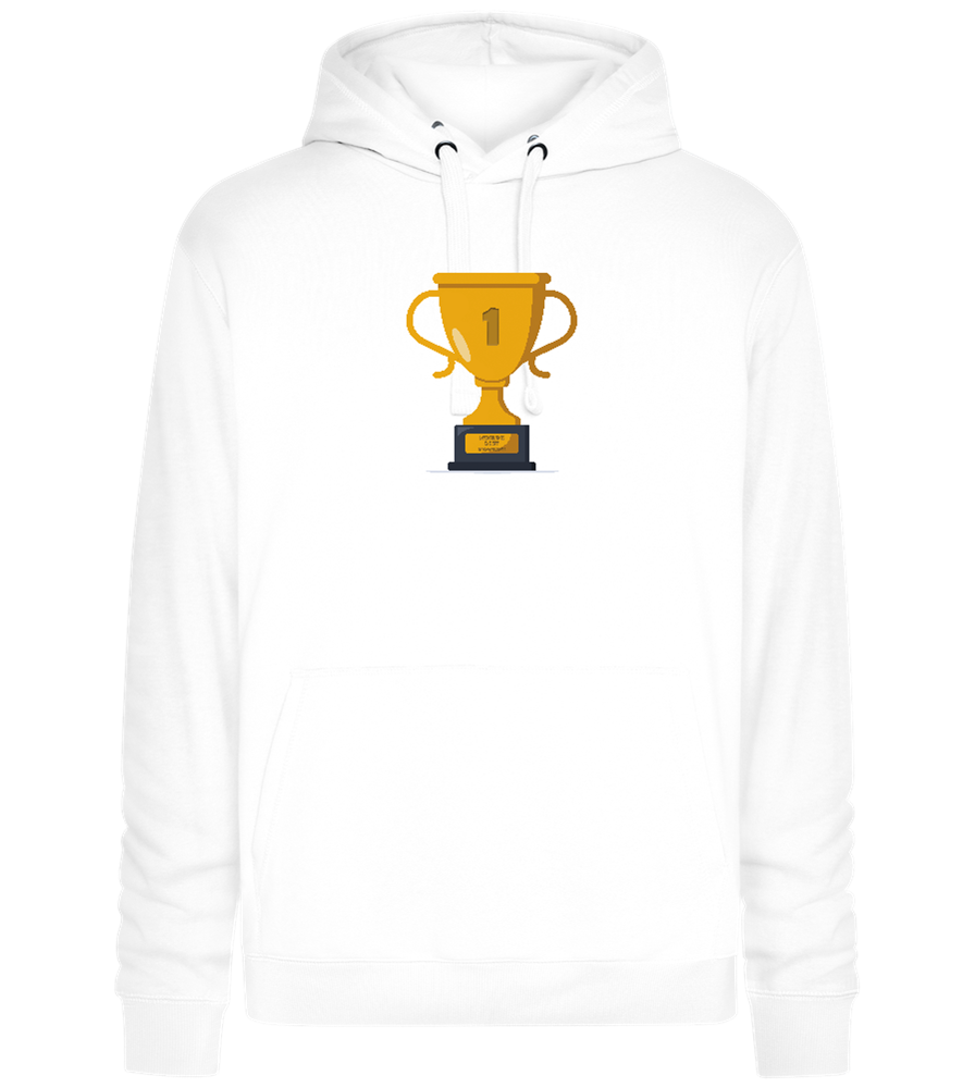 #1 Grandpa Design - Premium unisex hoodie_WHITE_front