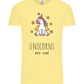 Unicorns Are Real Design - Comfort Unisex T-Shirt_AMARELO CLARO_front