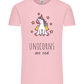 Unicorns Are Real Design - Comfort Unisex T-Shirt_CANDY PINK_front