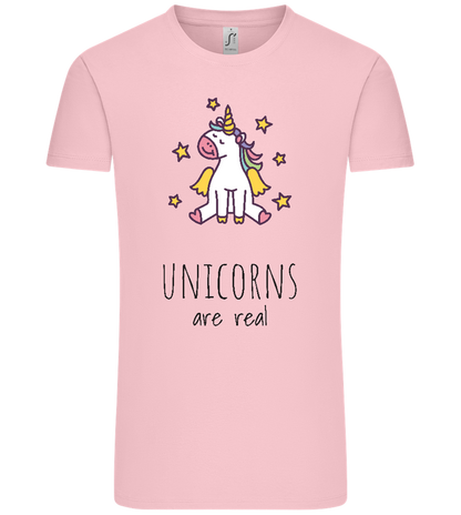 Unicorns Are Real Design - Comfort Unisex T-Shirt_CANDY PINK_front