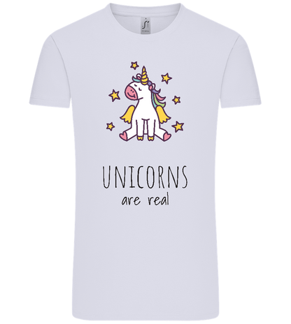 Unicorns Are Real Design - Comfort Unisex T-Shirt_LILAK_front