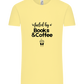 Books and Coffee Design - Comfort Unisex T-Shirt_AMARELO CLARO_front