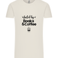 Books and Coffee Design - Comfort Unisex T-Shirt_ECRU_front