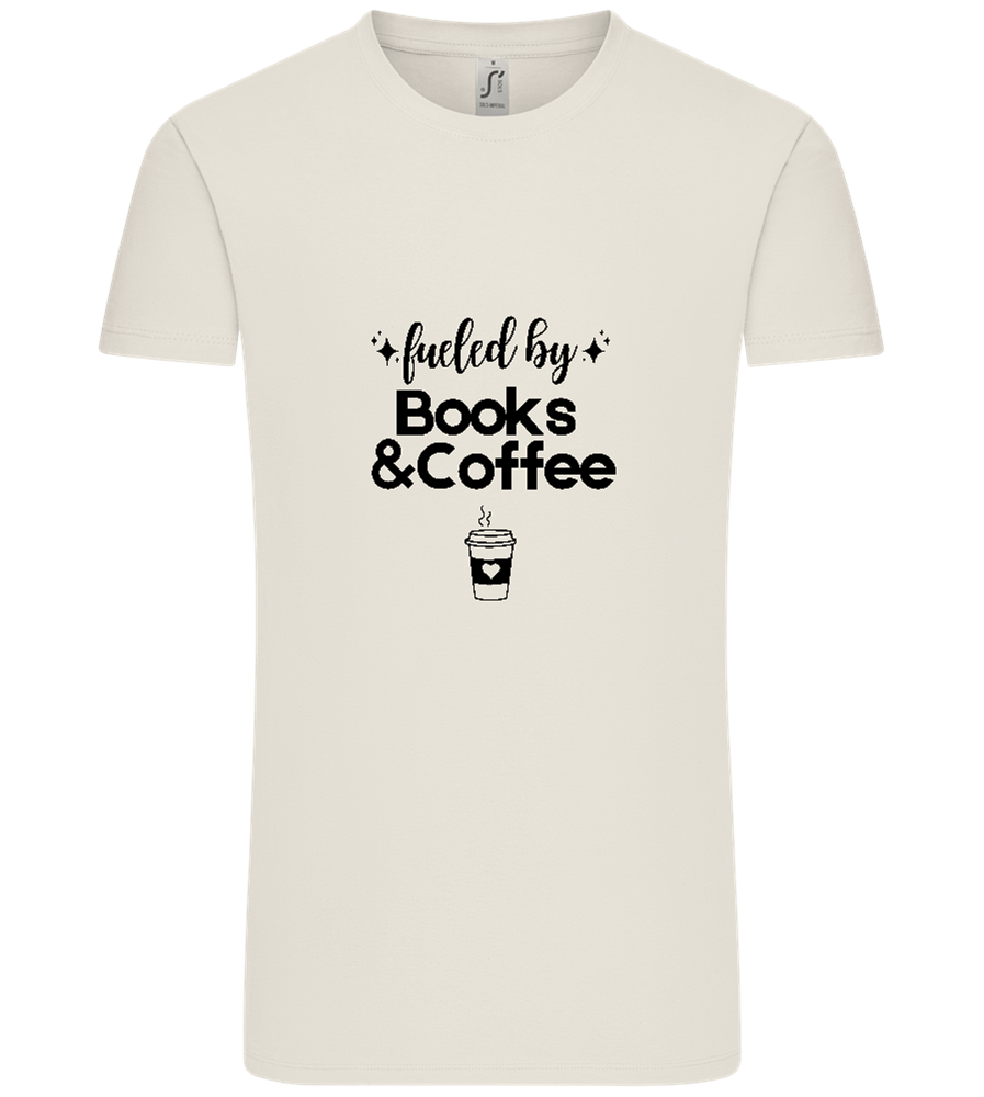 Books and Coffee Design - Comfort Unisex T-Shirt_ECRU_front