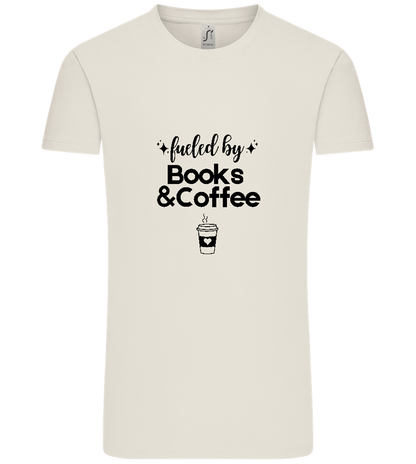 Books and Coffee Design - Comfort Unisex T-Shirt_ECRU_front