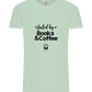 Books and Coffee Design - Comfort Unisex T-Shirt_ICE GREEN_front