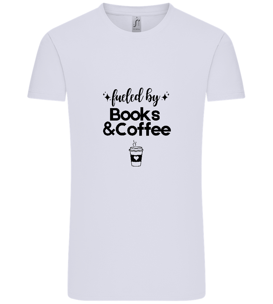 Books and Coffee Design - Comfort Unisex T-Shirt_LILAK_front