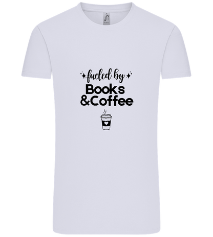 Books and Coffee Design - Comfort Unisex T-Shirt_LILAK_front