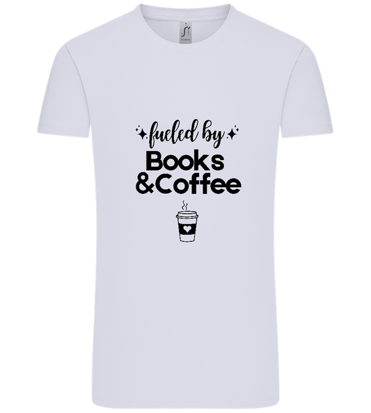 Books and Coffee Design - Comfort Unisex T-Shirt_LILAK_front