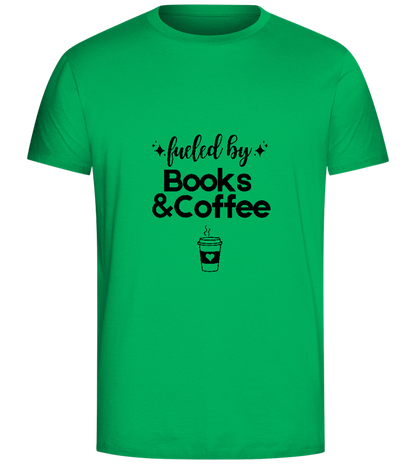 Books and Coffee Design - Comfort Unisex T-Shirt_SPRING GREEN_front