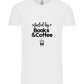 Books and Coffee Design - Comfort Unisex T-Shirt_WHITE_front