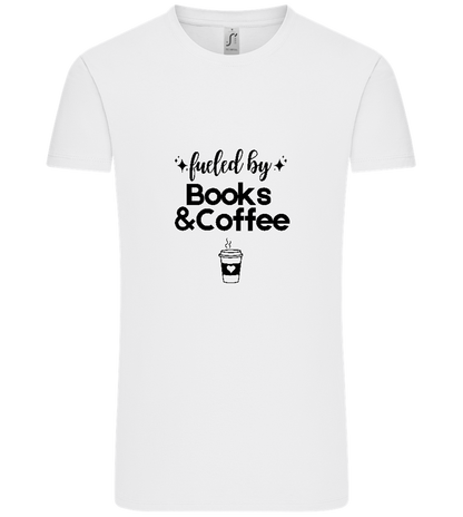 Books and Coffee Design - Comfort Unisex T-Shirt_WHITE_front