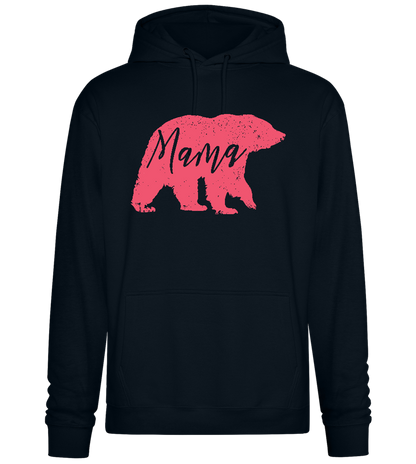 Mama Bear Design - Premium Essential Unisex Hoodie_BLACK_front