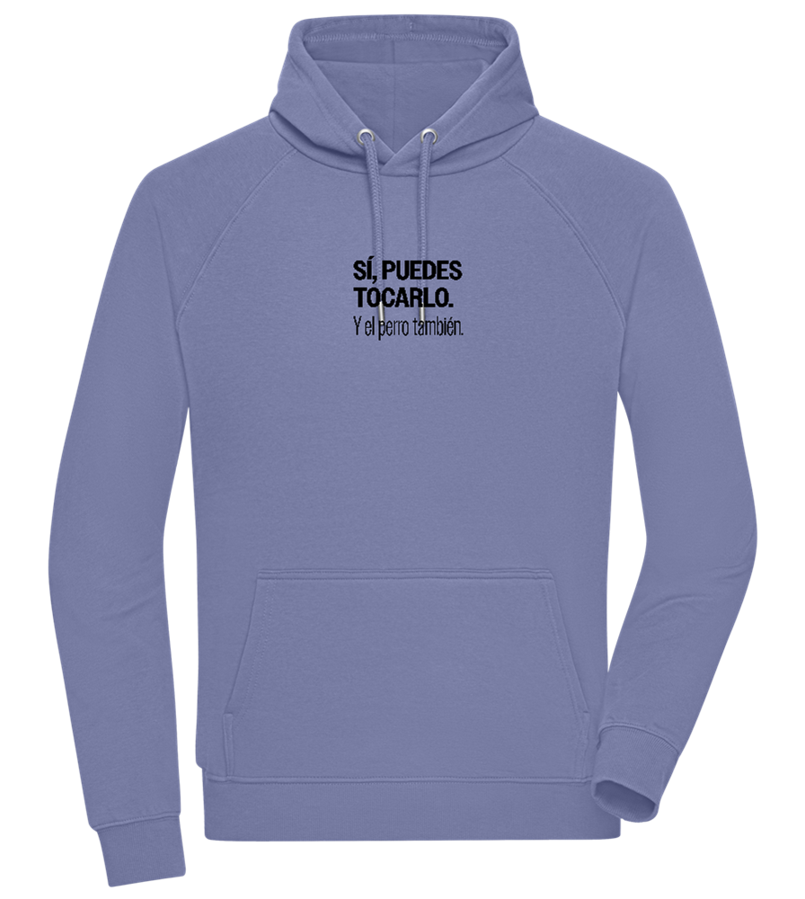 Puedes Rocarlo Design - Comfort unisex hoodie_BLUE_front