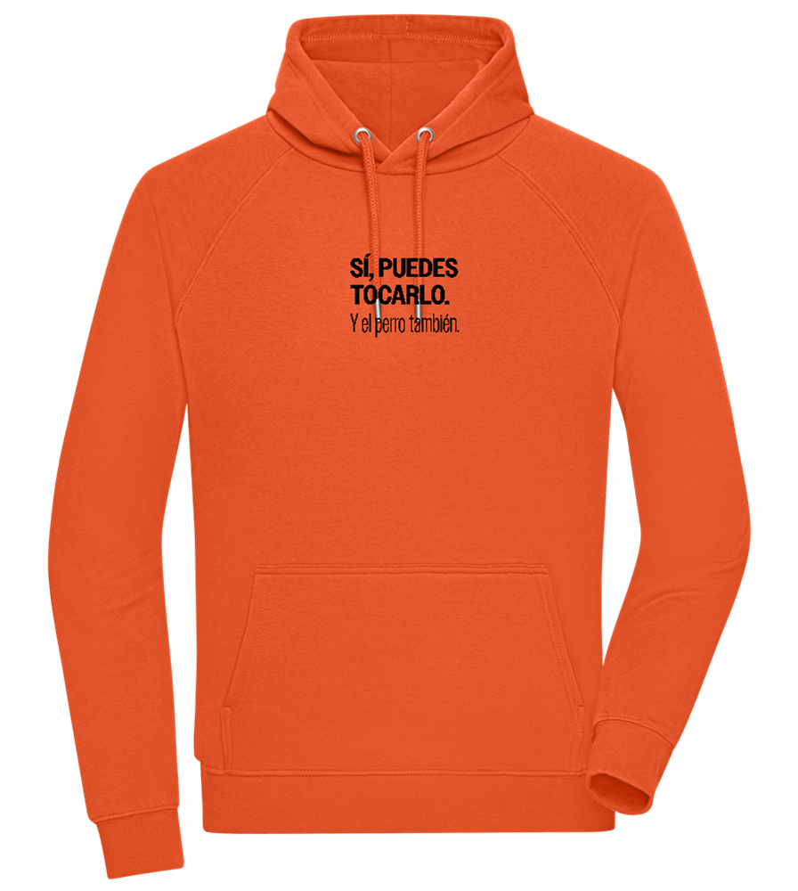 Puedes Rocarlo Design - Comfort unisex hoodie_BURNT ORANGE_front