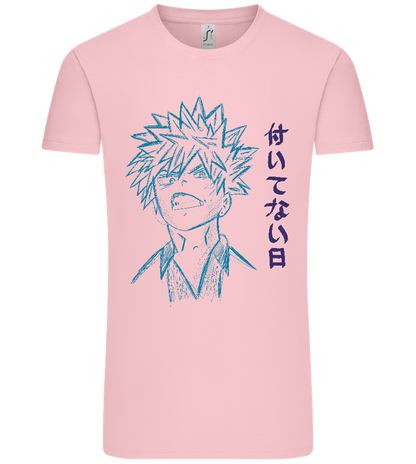 Anime Sketch Design - Comfort Unisex T-Shirt_CANDY PINK_front