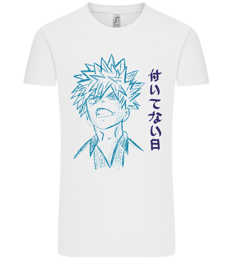 Anime Sketch Design - Comfort Unisex T-Shirt_WHITE_front