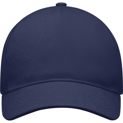 5-Panel Heavy Cotton Baseball Cap_FRENCH NAVY_front