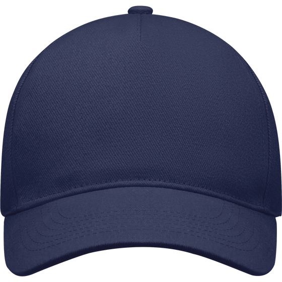 5-Panel Heavy Cotton Baseball Cap_FRENCH NAVY_front