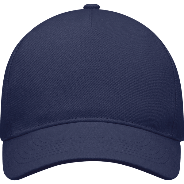 5-Panel Heavy Cotton Baseball Cap_FRENCH NAVY_front