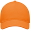 5-Panel Heavy Cotton Baseball Cap_ORANGE_front