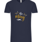Be Merry Sparkles Design - Comfort Unisex T-Shirt_FRENCH NAVY_front