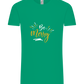 Be Merry Sparkles Design - Comfort Unisex T-Shirt_SPRING GREEN_front
