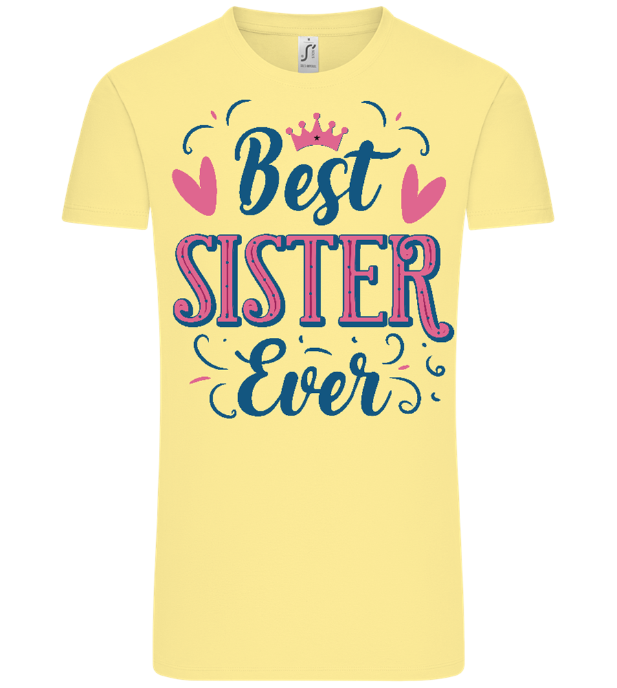 Best Sister Design - Comfort Unisex T-Shirt_AMARELO CLARO_front