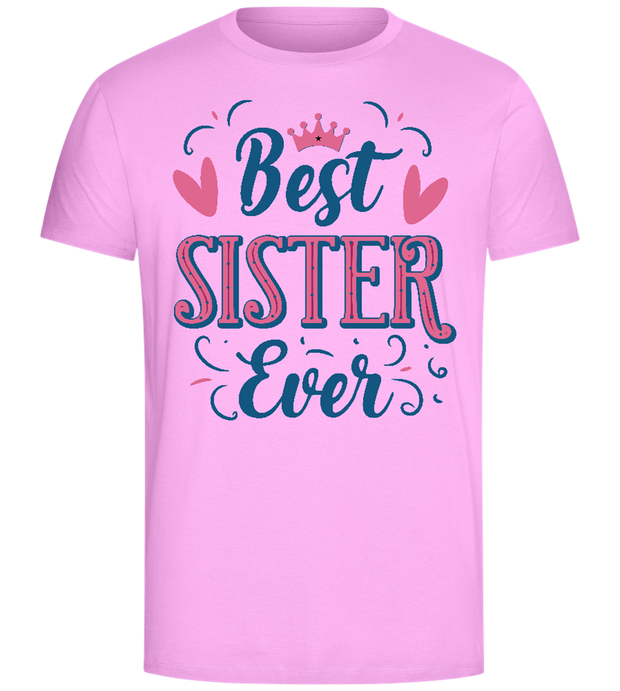 Best Sister Design - Comfort Unisex T-Shirt_CANDY PINK_front