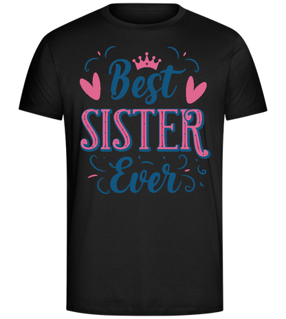 Best Sister Design - Comfort Unisex T-Shirt_DEEP BLACK_front