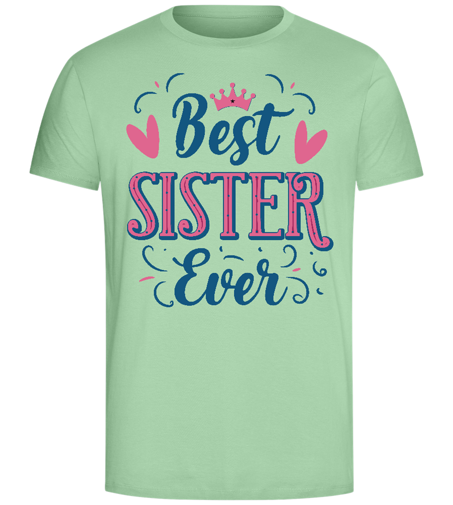 Best Sister Design - Comfort Unisex T-Shirt_ICE GREEN_front