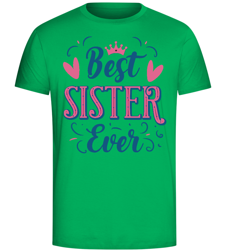 Best Sister Design - Comfort Unisex T-Shirt_SPRING GREEN_front