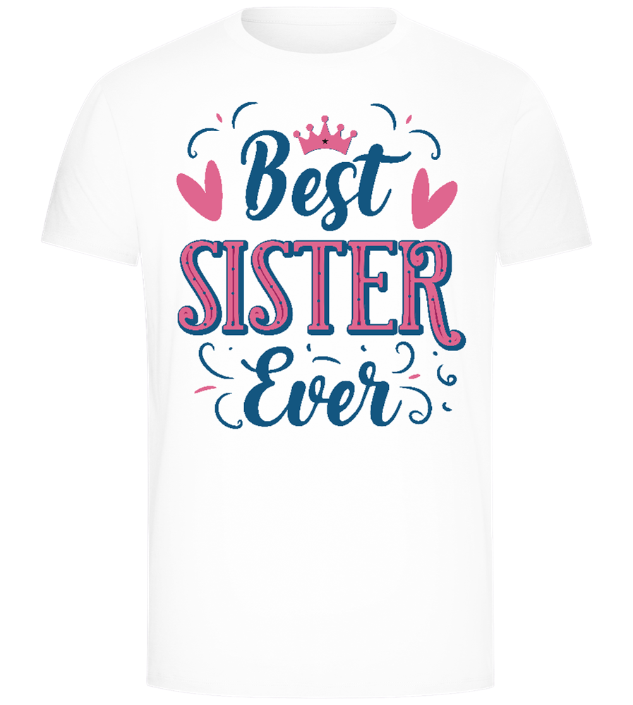 Best Sister Design - Comfort Unisex T-Shirt_WHITE_front