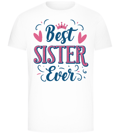 Best Sister Design - Comfort Unisex T-Shirt_WHITE_front