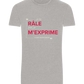 Express Yourself Design - Basic Unisex T-Shirt_ORION GREY_front