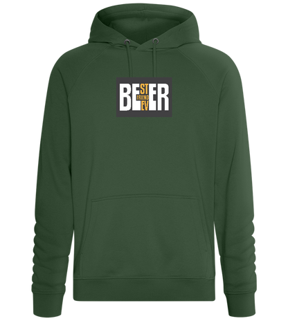 Beer Best Friend Ever Design - Comfort unisex hoodie_GREEN BOTTLE_front