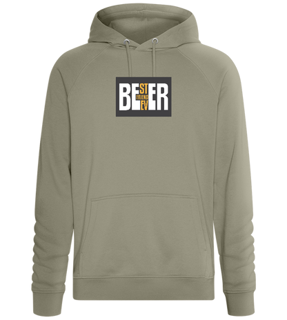 Beer Best Friend Ever Design - Comfort unisex hoodie_KHAKI_front