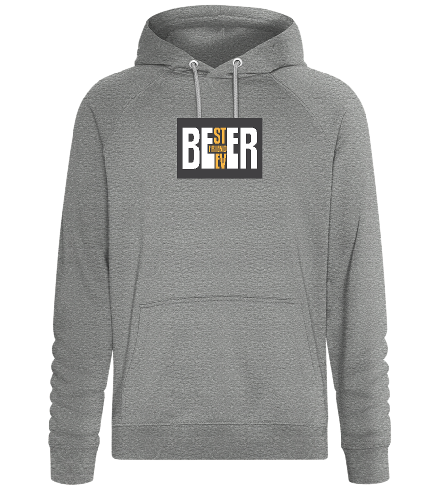 Beer Best Friend Ever Design - Comfort unisex hoodie_ORION GREY II_front