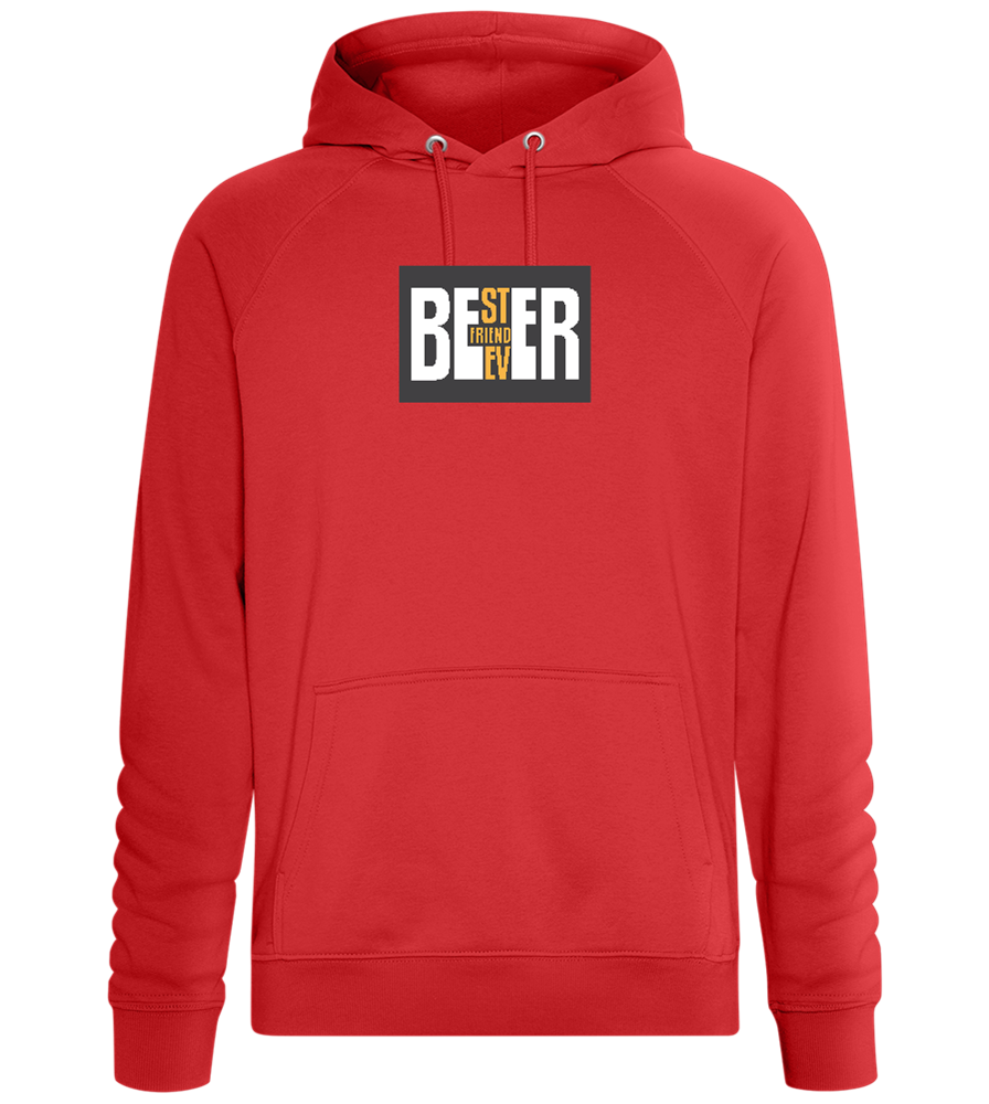 Beer Best Friend Ever Design - Comfort unisex hoodie_RED_front