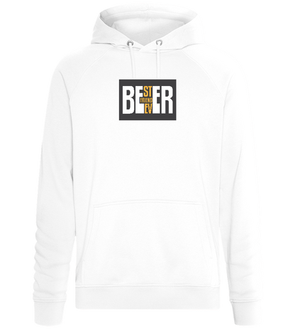 Beer Best Friend Ever Design - Comfort unisex hoodie_WHITE_front