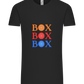 Box Box Box Design - Comfort Unisex T-Shirt_DEEP BLACK_front
