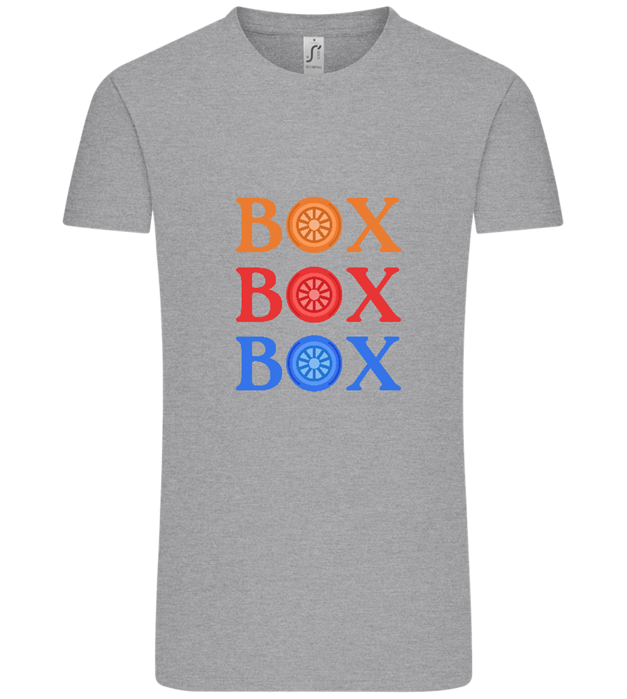 Box Box Box Design - Comfort Unisex T-Shirt_ORION GREY_front