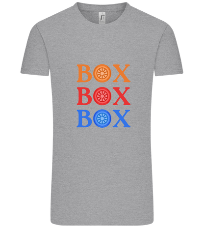 Box Box Box Design - Comfort Unisex T-Shirt_ORION GREY_front