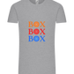 Box Box Box Design - Comfort Unisex T-Shirt_ORION GREY_front