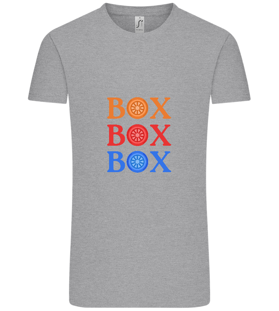 Box Box Box Design - Comfort Unisex T-Shirt_ORION GREY_front