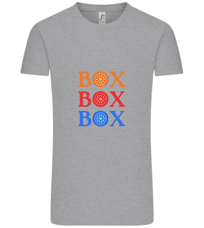 Box Box Box Design - Comfort Unisex T-Shirt_ORION GREY_front