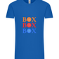 Box Box Box Design - Comfort Unisex T-Shirt_ROYAL_front