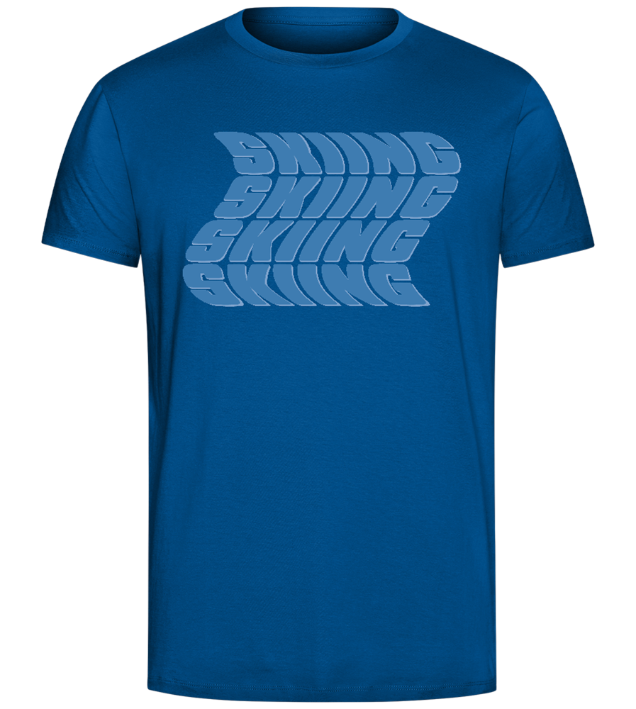 Skiing Design - Comfort Unisex T-Shirt_ROYAL_front