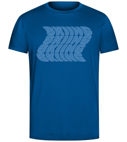 Skiing Design - Comfort Unisex T-Shirt_ROYAL_front