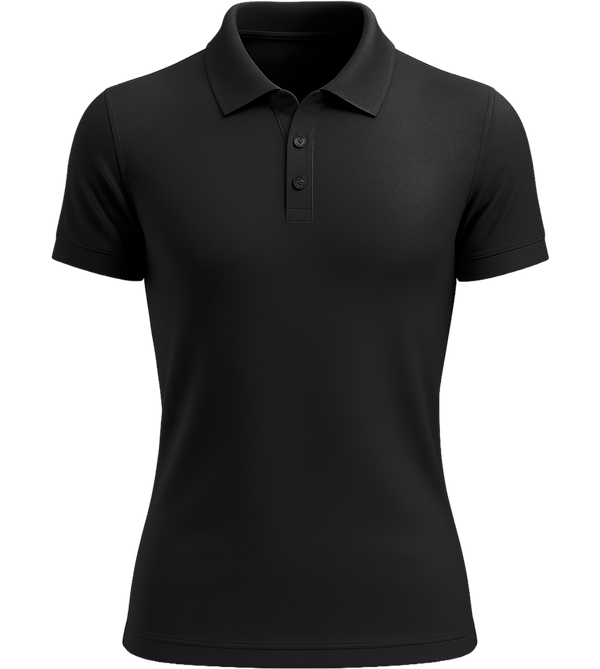 Basic Women´s Poloshirt_BLACK_front